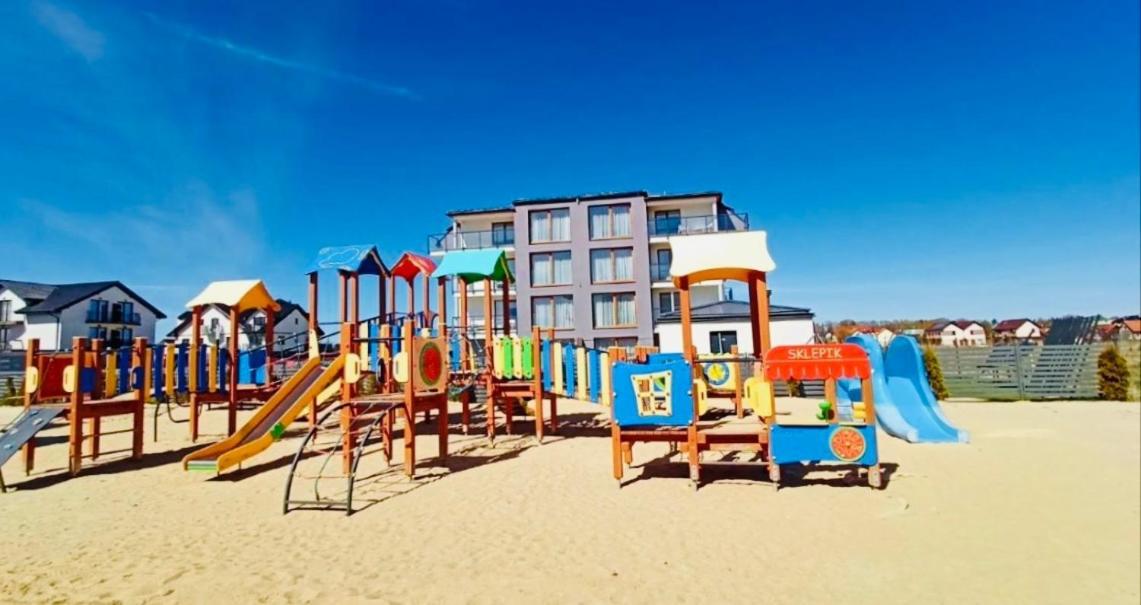 Klimatyzowany Apartament Blue , Sarbinowo Parking Basen Kültér fotó