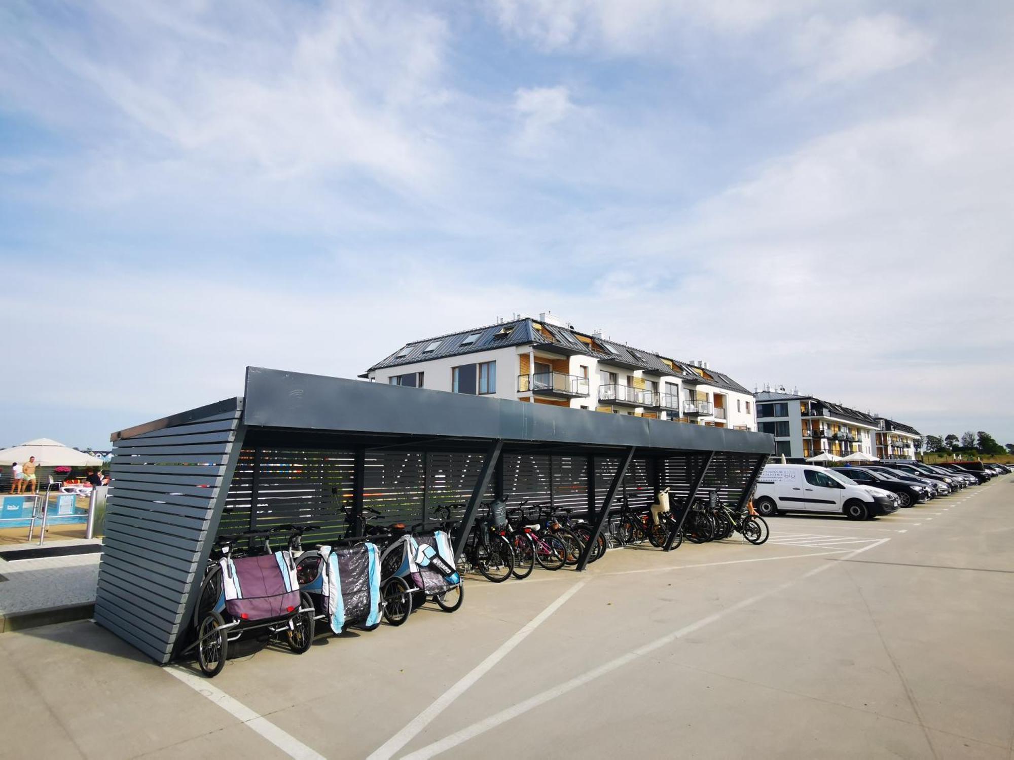 Klimatyzowany Apartament Blue , Sarbinowo Parking Basen Kültér fotó
