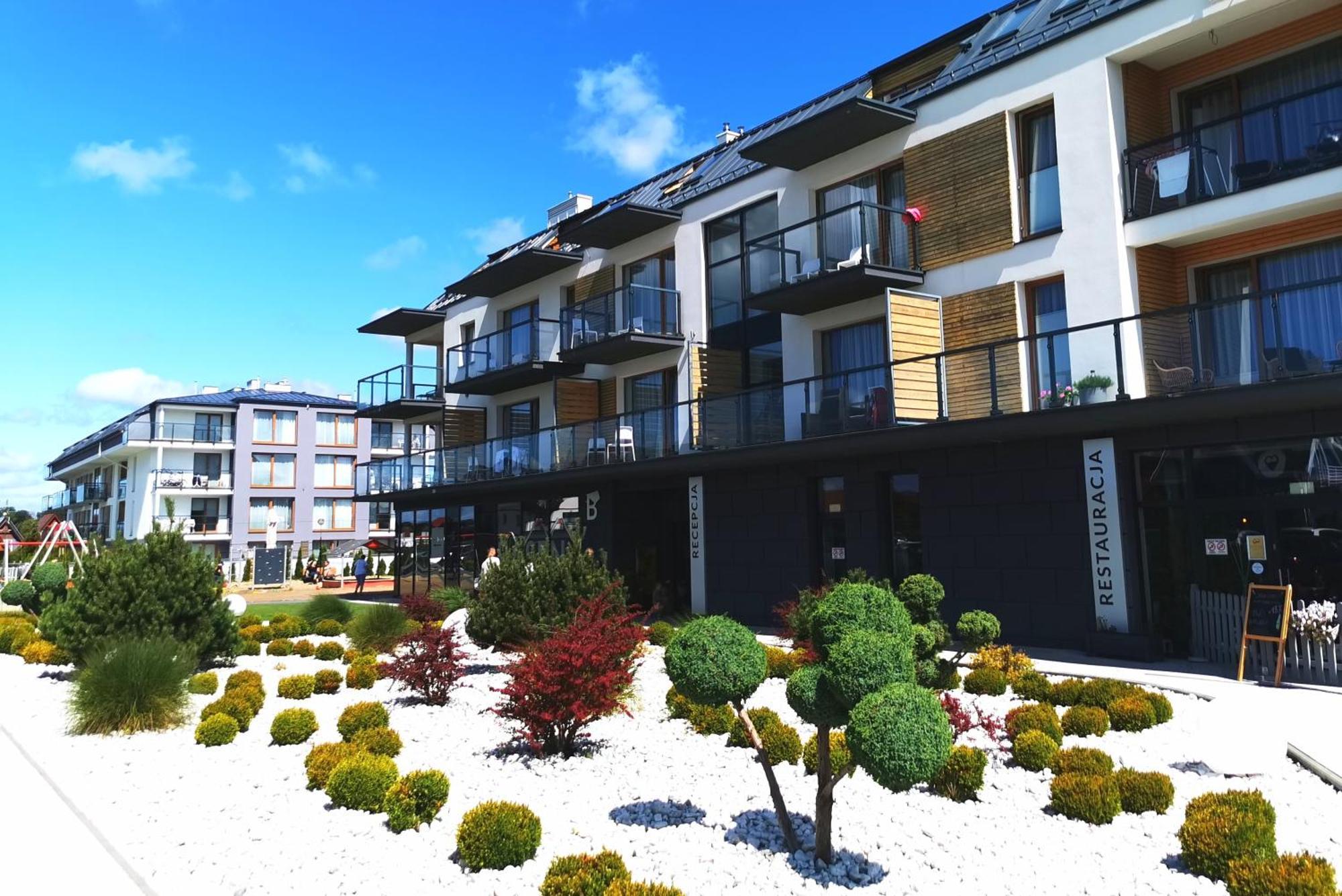 Klimatyzowany Apartament Blue , Sarbinowo Parking Basen Kültér fotó