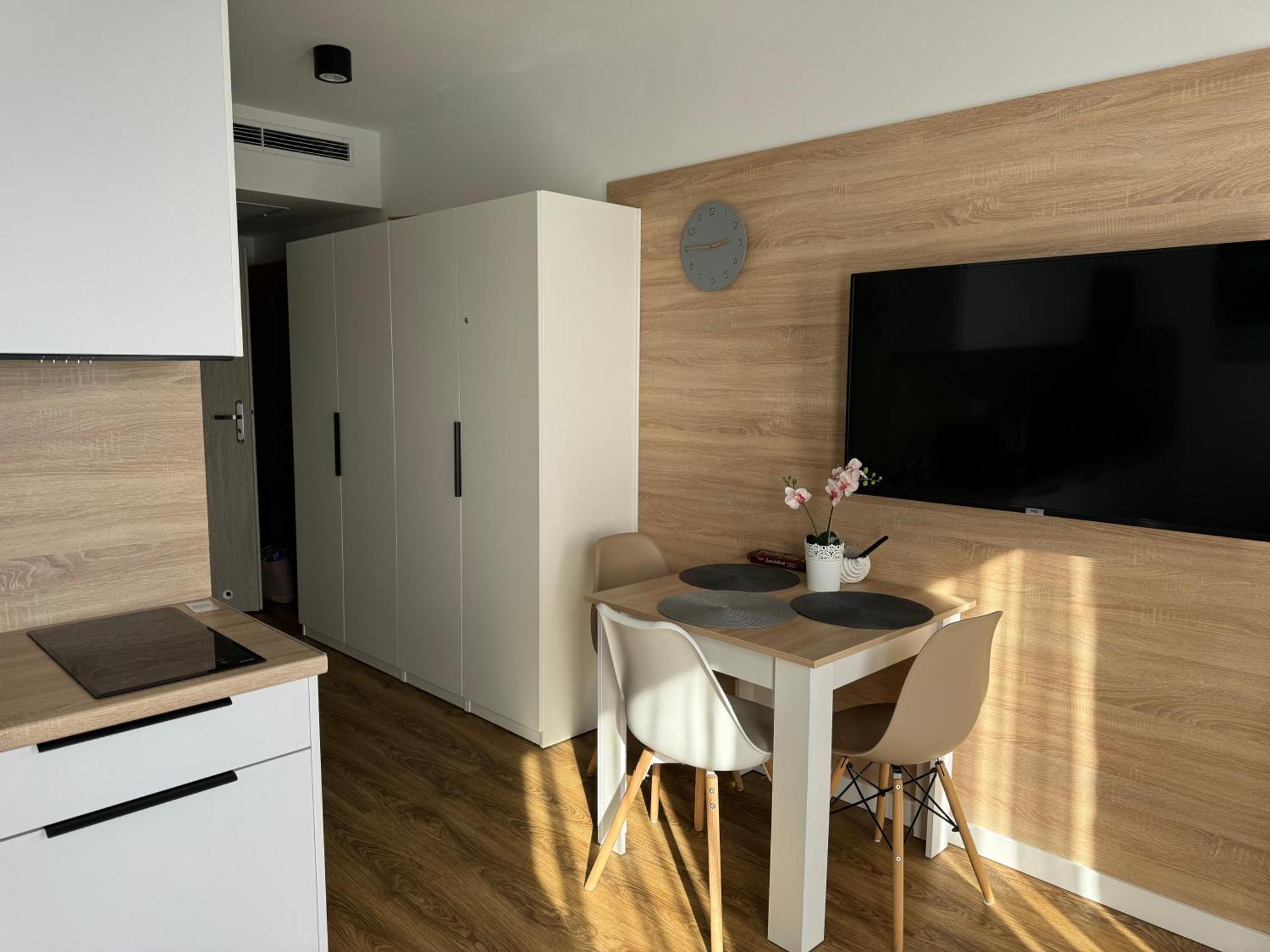 Klimatyzowany Apartament Blue , Sarbinowo Parking Basen Kültér fotó